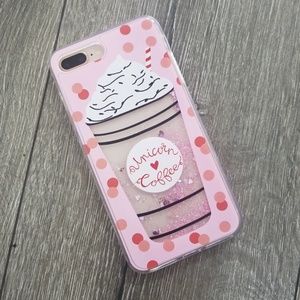 iPhone 7/8 Plus gel Glitter case